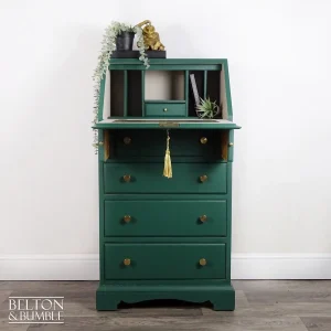 Petite Writing Desk Bureau in Green